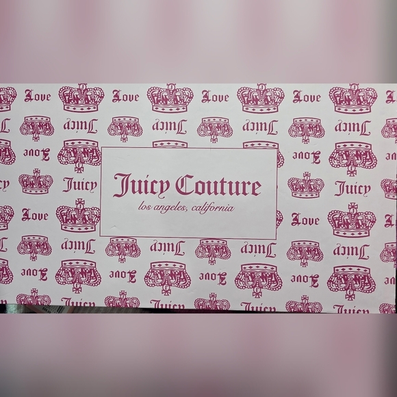 Juicy Couture Womens Pink Blue Belt Bag Wallet Gift Box Set New - Picture 3 of 3